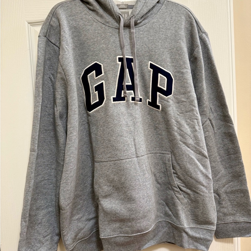 GAP Charcoal Gray Men's Hoodie - Picture 3 of 4